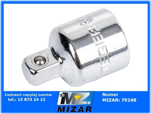 Redukcja F 3/8" M 1/4" stal CRV DIN 3123 TEGER-73809