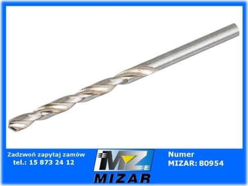 Wiertło do metalu 4,3mm HSS DIN 388 Teger-73824