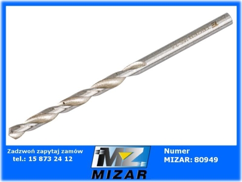 Wiertło do metalu 3,6mm HSS DIN 388 Teger-73819