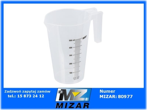 Dzbanek pomiarowy 500ml plastik BOTT-73892