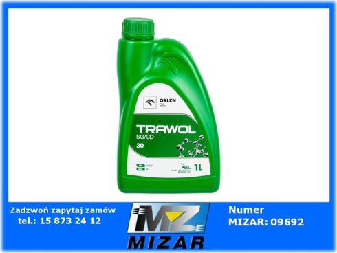 TRAWOL SAE-30 SG/CD 1L Orlen Oil olej Półsyntetyczny do kosiarek-74124