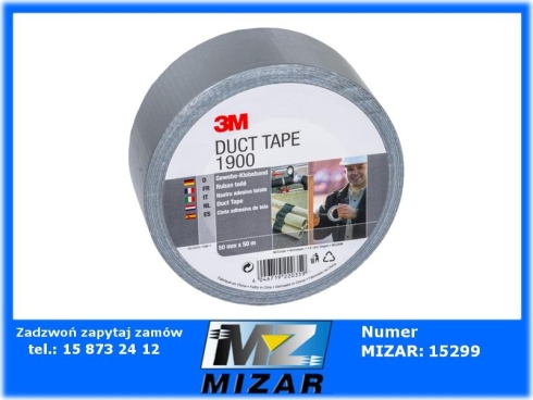 Taśma naprawcza szara 50mm 50m 3M DUCT TAPE 1900-74566