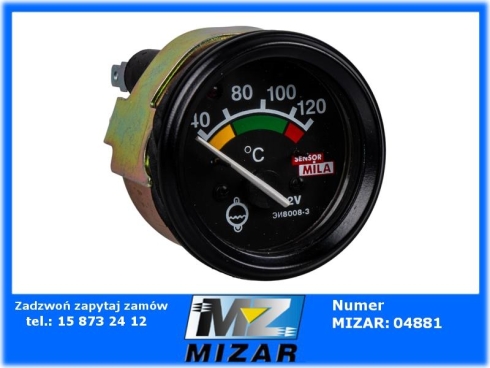 Wskaźnik temperatury wody MTZ 12V ZI80083 Sensor Mila z podświetleniem-74571