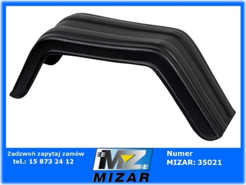 Błotnik plastikowy 200x670x240mm przyczepka 10-13"-74870