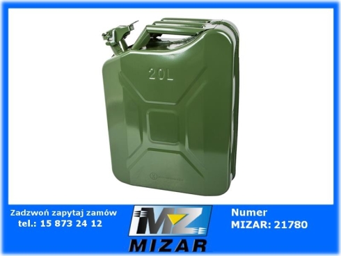 Kanister pojemnik metalowy blaszany 20L-75010