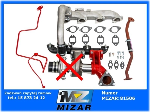 Doposażenie silnika w turbosprężarkę Ursus C-385 Zetor 4-cylindrowe seria ciężka bez turbosprężąrki-75182