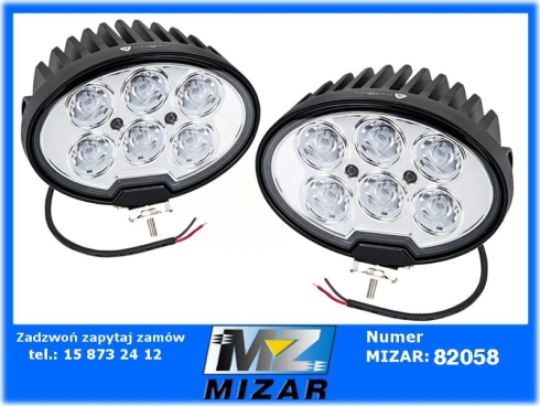 Lampa robocza LED 60W 12V/24V WODOODPORNA Z REDUKCJĄ SZUMÓW 2szt.-75227