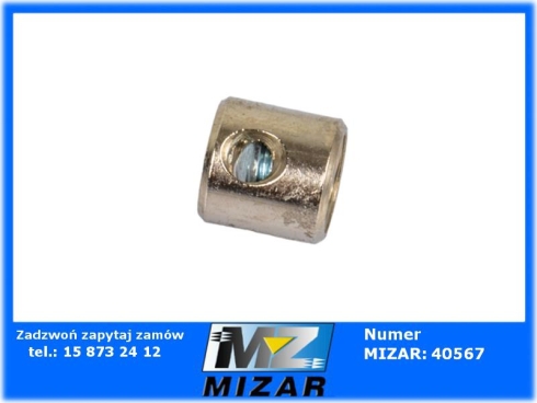 Złączka gwintowana ze śrubą do linek 5,5mm x 5,5mm otw. 1,8mm-75213