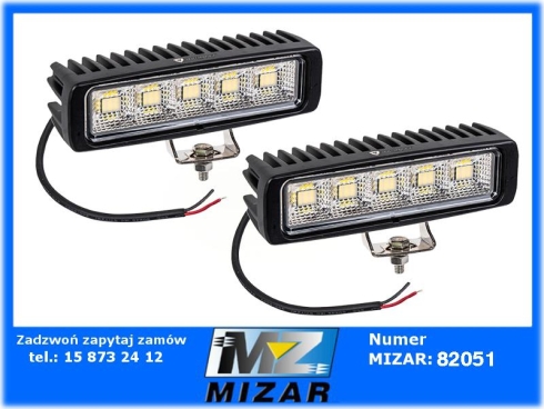 Lampa robocza LED 45W 12V/24V WODOODPORNA Z REDUKCJĄ SZUMÓW 2szt.-75218