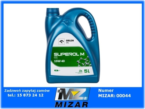 Olej silnikowy SUPEROL M CC 15W-40 5L Orlen Oil-75374