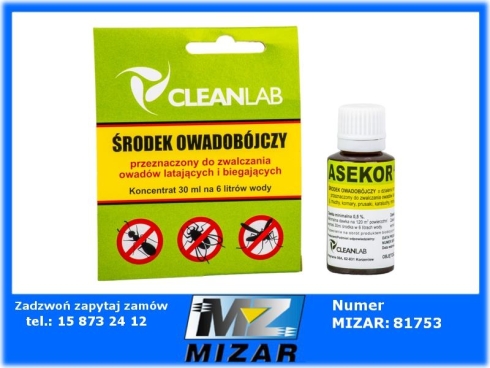 Środek owadobójczy Asecor 400 Plus koncentrat 30ml-75404