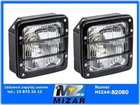 Lampy przednie MTZ kwadrat 8703152000 2 sztuki bez pozycji-75625