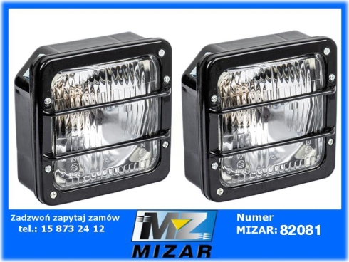 Lampy przednie MTZ kwadrat 8703152000 2 sztuki z pozycją-75624