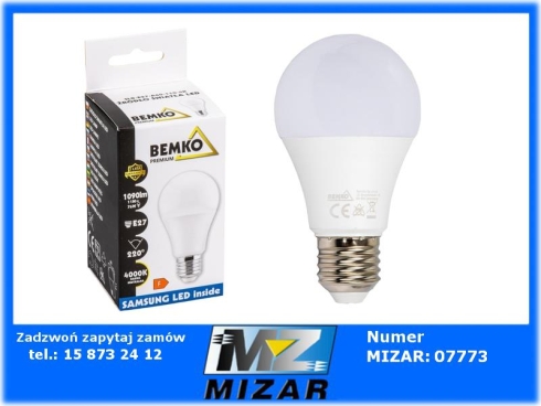 Żarówka LED 230V E27 A60 11W 1090LM 4000K barwa dzienna Doidy SAMSUNG-75974