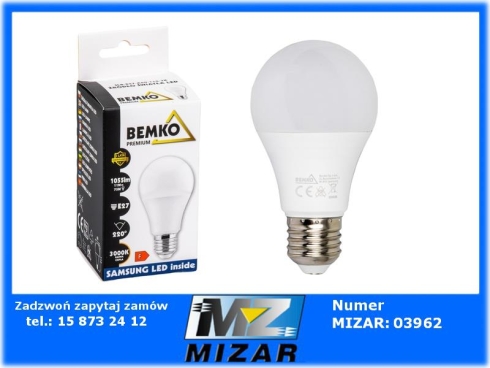 Żarówka LED 230V E27 A60 11W 1055LM 3000K barwa dzienna Doidy SAMSUNG-75965