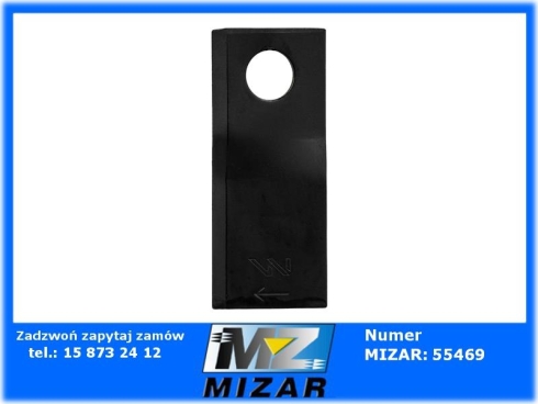 Nóż prawy 120X50X4mm Pronar RF1204 Waryński-75904