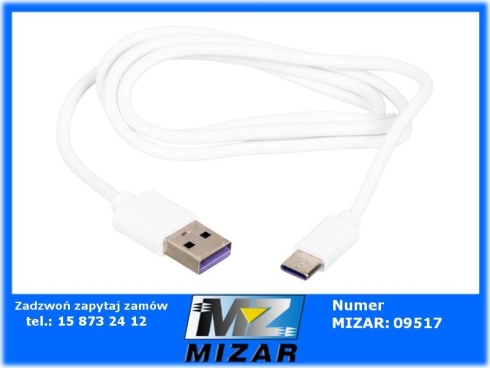 Kabel USB - USB typu C 80cm długi wtyk Kruger&Matz-76038