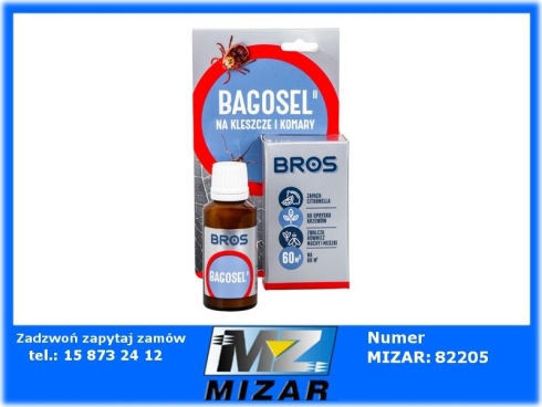 Preparat na kleszcze komary i meszki BAGOSEL BROS 30ml-76052