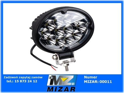 Lampa robocza do ciągnika 12-Led owalna 12V 24V Agtech-76175