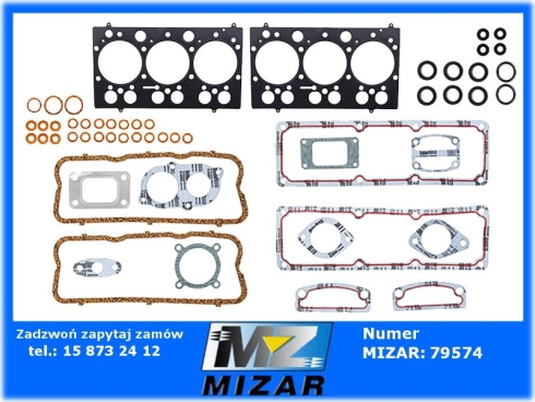 Uszczelki silnika góra zestaw Case 50745727-76478