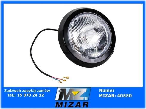 Reflektor przedni Bizon 12V 24V R2 021544172 Wesem-76571