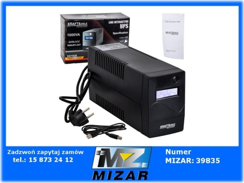 Zasilacz awaryjny UPS 1000VA LCD KRAFT&DELE-76826