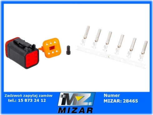 Wtyczka elektryczna 6-pin Deutsch A0713102 Wesem-78157