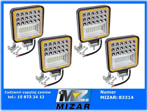 Halogen LED 12V 126W 4 sztuki-78189