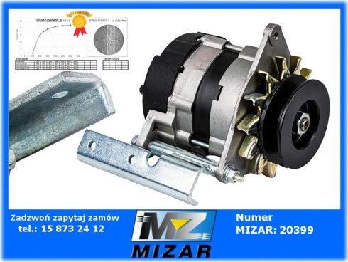 Alternator C-360 14V 45A + wspornik odpowiednik 9515281 50955000-78216