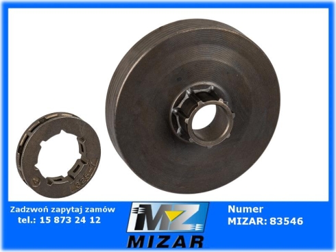 Bęben sprzęgła z kółkiem pływającym pilarki 3/8" NAC SPS01-45-79011