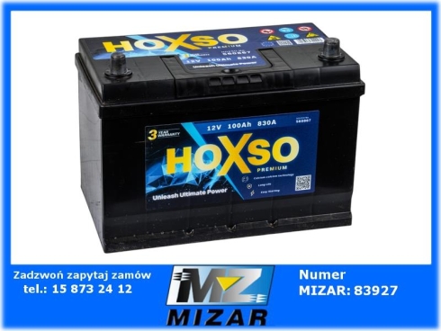 Akumulator 12V 100AH 830A do New Holland T4 T5 Same Argon 3 Tier 3 3 lata GW-79076