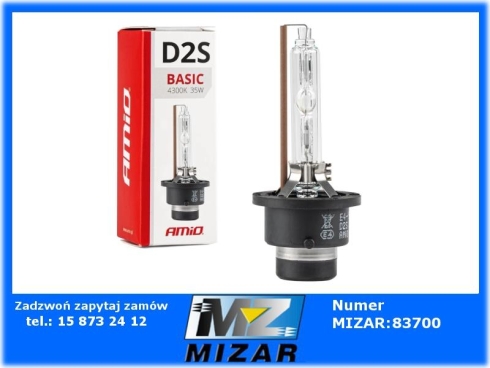 Żarówka ksenonowa żarnik xenon D2S 4300K Amio-79132